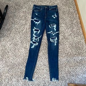 american eagle high waisted skinny jean
